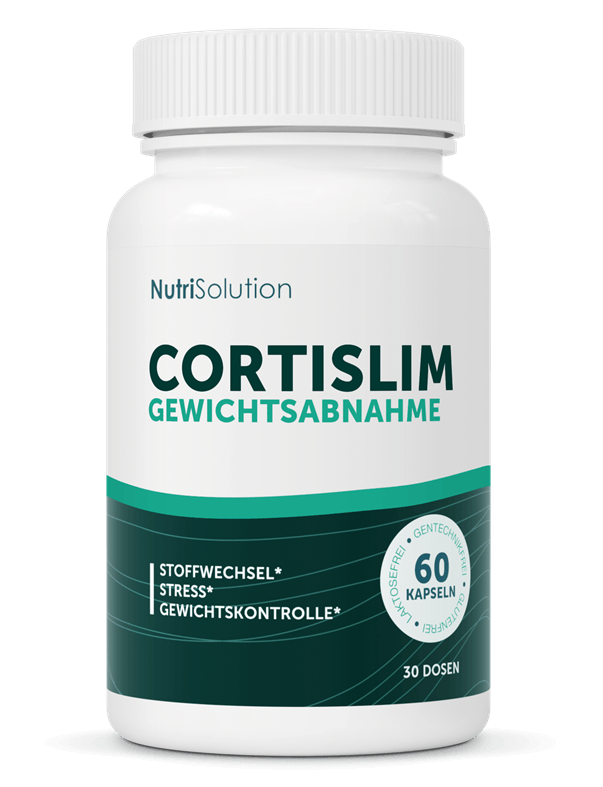 CortiSlim Kapseldose, Nahrungsergänzungsmittel zur Unterstützung der Stressresilienz